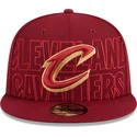 lippikset-littea-punainen-snapback-9fifty-draft-edition-2023-cleveland-cavaliers-nba-new-era
