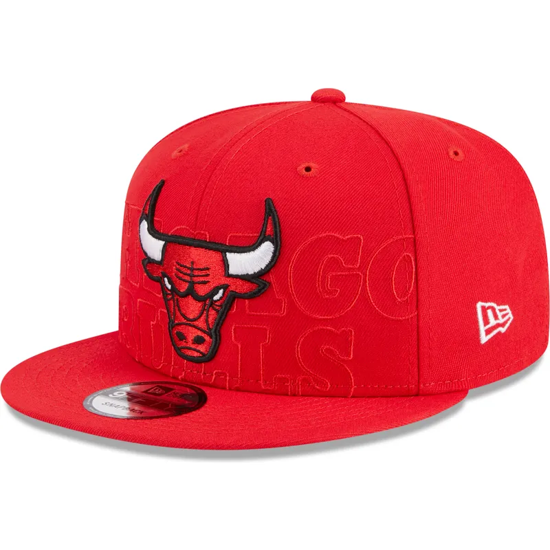 lippikset-littea-punainen-snapback-9fifty-draft-edition-2023-chicago-bulls-nba-new-era