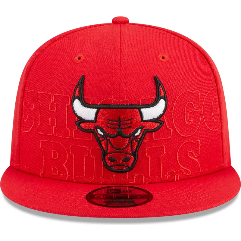 lippikset-littea-punainen-snapback-9fifty-draft-edition-2023-chicago-bulls-nba-new-era