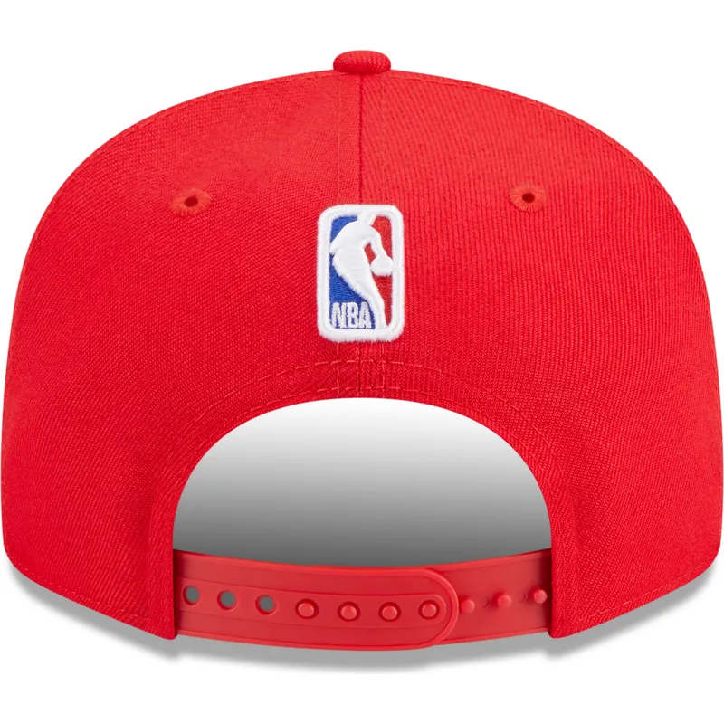 lippikset-littea-punainen-snapback-9fifty-draft-edition-2023-chicago-bulls-nba-new-era