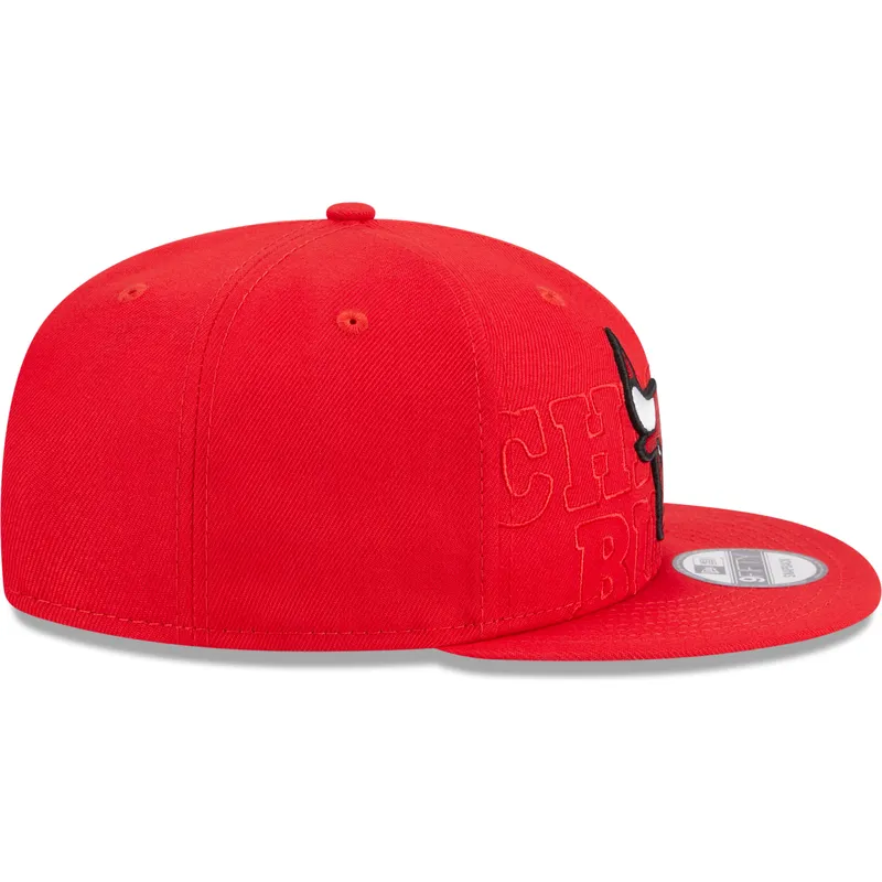 lippikset-littea-punainen-snapback-9fifty-draft-edition-2023-chicago-bulls-nba-new-era