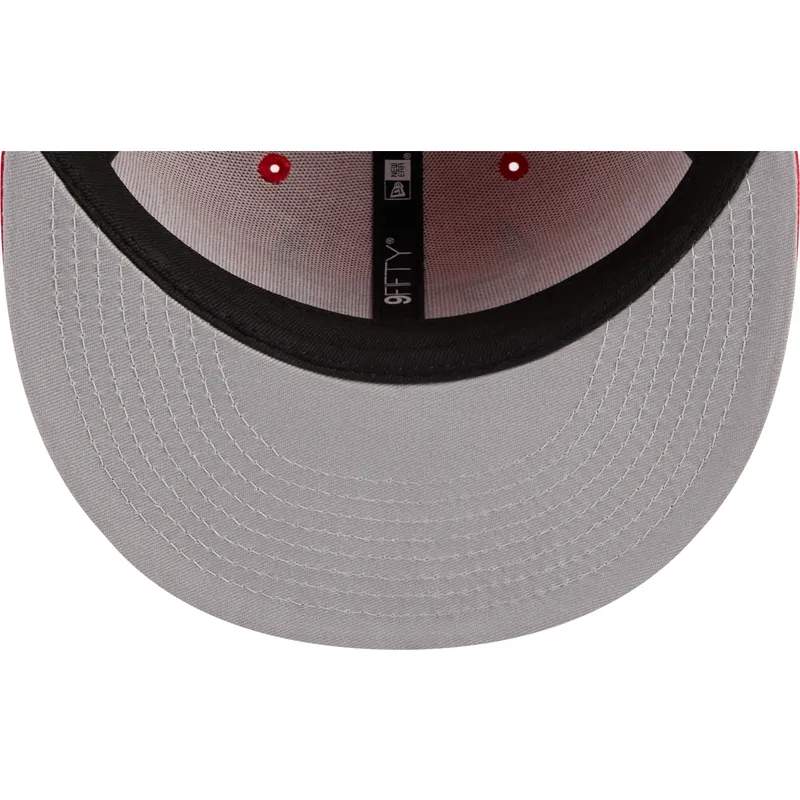 lippikset-littea-punainen-snapback-9fifty-draft-edition-2023-chicago-bulls-nba-new-era