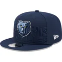 lippikset-littea-laivastonsininen-snapback-9fifty-draft-edition-2023-memphis-grizzlies-nba-new-era