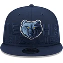 cap-littea-navy-blue-snapback-9fifty-draft-edition-2023-memphis-grizzlies-nba-new-era