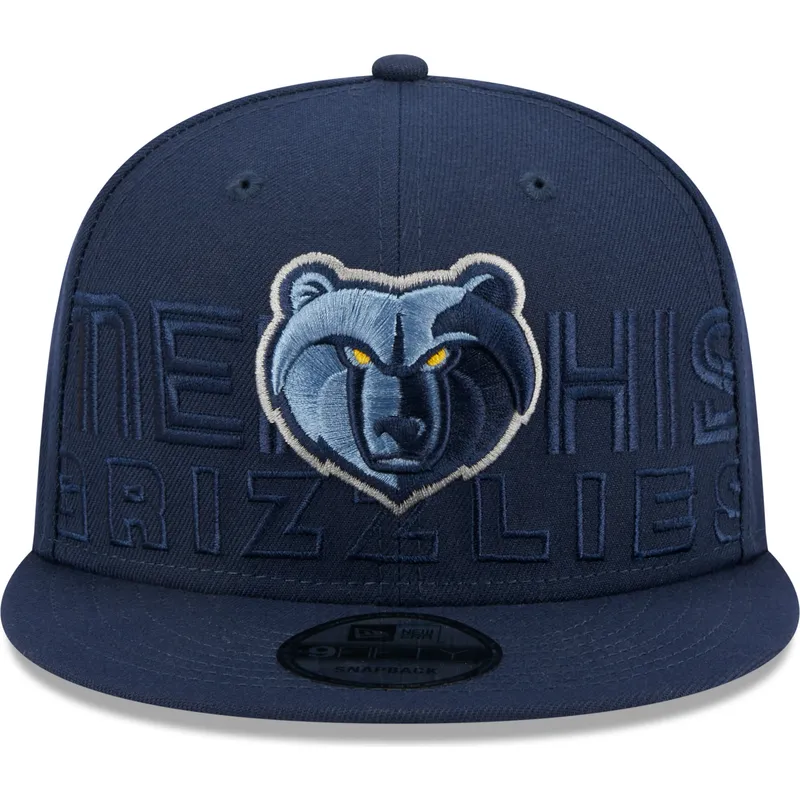 cap-littea-navy-blue-snapback-9fifty-draft-edition-2023-memphis-grizzlies-nba-new-era