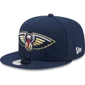 lippikset-littea-laivastonsininen-snapback-9fifty-draft-edition-2023-new-orleans-pelicans-nba-new-era