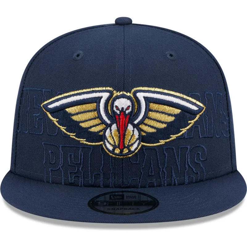 lippikset-littea-laivastonsininen-snapback-9fifty-draft-edition-2023-new-orleans-pelicans-nba-new-era