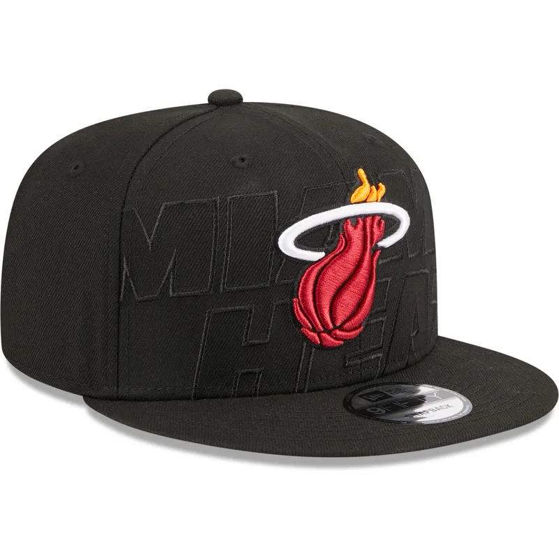 lippikset-littea-musta-snapback-9fifty-draft-edition-2023-miami-heat-nba-new-era