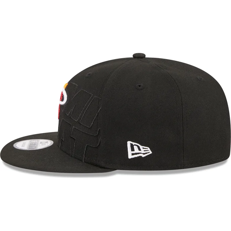lippikset-littea-musta-snapback-9fifty-draft-edition-2023-miami-heat-nba-new-era