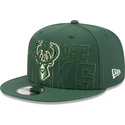 lippikset-littea-vihrea-snapback-9fifty-draft-edition-2023-milwaukee-bucks-nba-new-era
