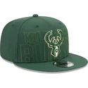 lippikset-littea-vihrea-snapback-9fifty-draft-edition-2023-milwaukee-bucks-nba-new-era
