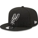 lippikset-littea-musta-snapback-9fifty-draft-edition-2023-san-antonio-spurs-nba-new-era