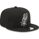 lippikset-littea-musta-snapback-9fifty-draft-edition-2023-san-antonio-spurs-nba-new-era