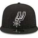 lippikset-littea-musta-snapback-9fifty-draft-edition-2023-san-antonio-spurs-nba-new-era