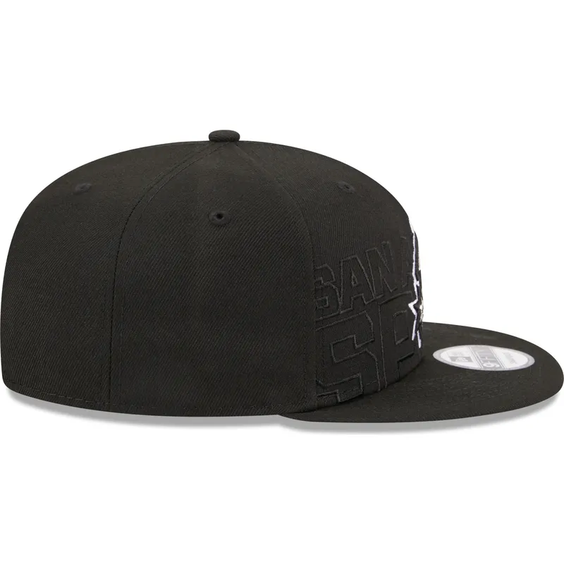 lippikset-littea-musta-snapback-9fifty-draft-edition-2023-san-antonio-spurs-nba-new-era