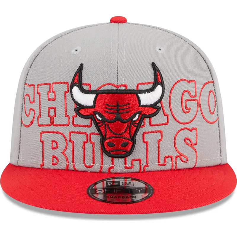 lippikset-littea-harmaa-snapback-9fifty-draft-edition-2023-chicago-bulls-nba-new-era