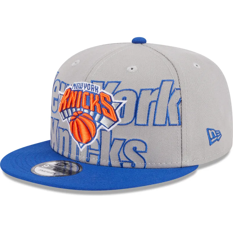 lippikset-littea-harmaa-snapback-9fifty-draft-edition-2023-new-york-knicks-nba-new-era