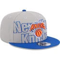 lippikset-littea-harmaa-snapback-9fifty-draft-edition-2023-new-york-knicks-nba-new-era