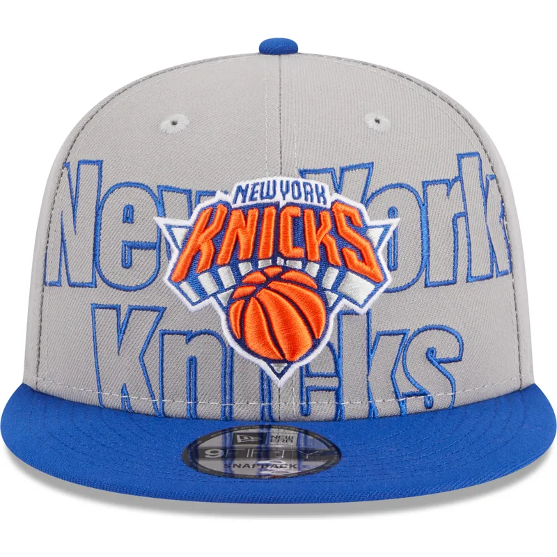 lippikset-littea-harmaa-snapback-9fifty-draft-edition-2023-new-york-knicks-nba-new-era