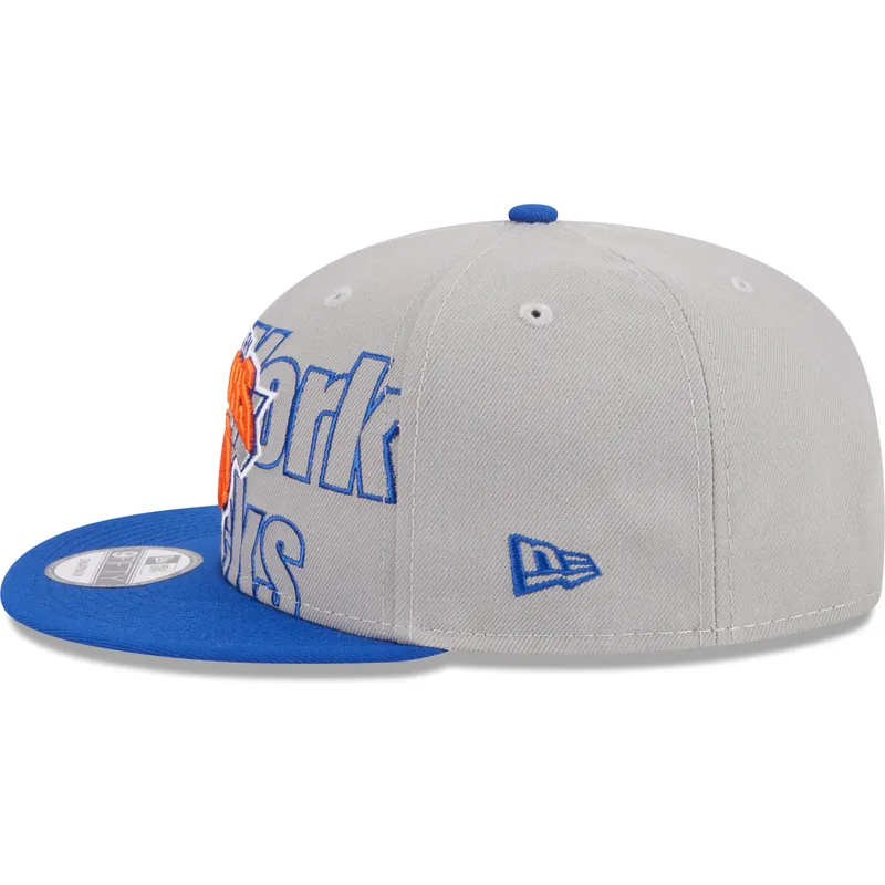 lippikset-littea-harmaa-snapback-9fifty-draft-edition-2023-new-york-knicks-nba-new-era