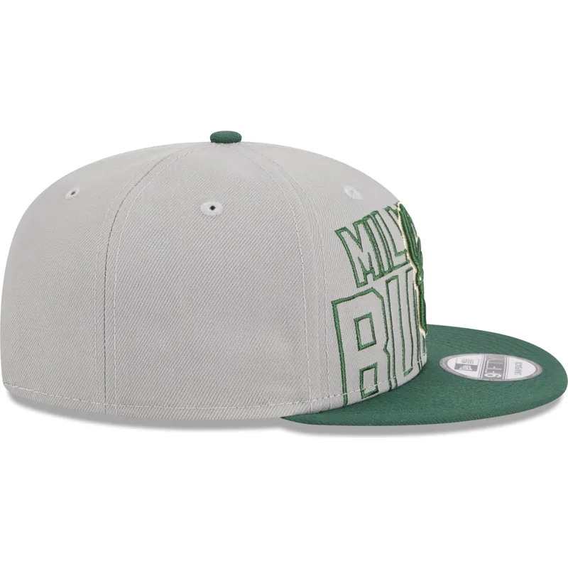 lippikset-littea-harmaa-snapback-9fifty-draft-edition-2023-milwaukee-bucks-nba-new-era