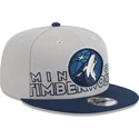 lippikset-littea-harmaa-snapback-9fifty-draft-edition-2023-minnesota-timberwolves-nba-new-era