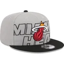 lippikset-littea-harmaa-snapback-9fifty-draft-edition-2023-miami-heat-nba-new-era