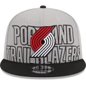 lippikset-littea-harmaa-snapback-9fifty-draft-edition-2023-portland-trail-blazers-nba-new-era