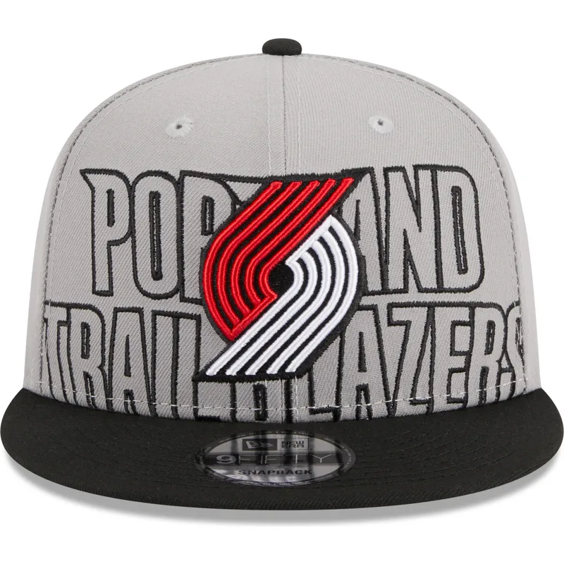 lippikset-littea-harmaa-snapback-9fifty-draft-edition-2023-portland-trail-blazers-nba-new-era