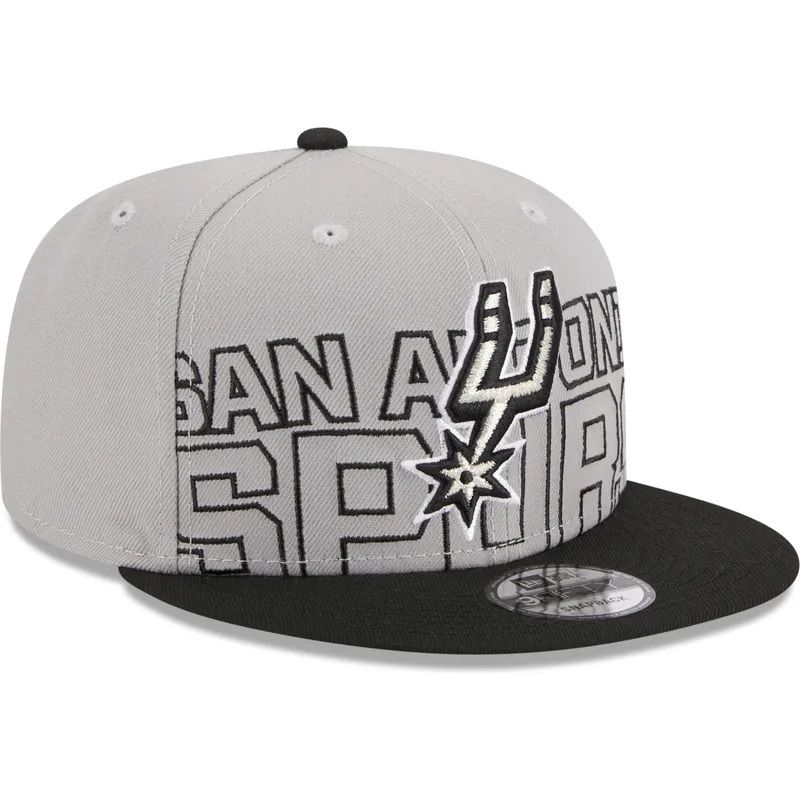 lippikset-littea-harmaa-snapback-9fifty-draft-edition-2023-san-antonio-spurs-nba-new-era