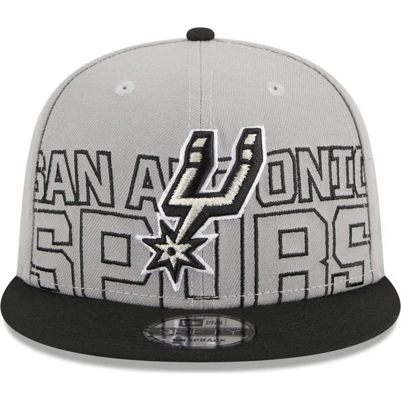 lippikset-littea-harmaa-snapback-9fifty-draft-edition-2023-san-antonio-spurs-nba-new-era