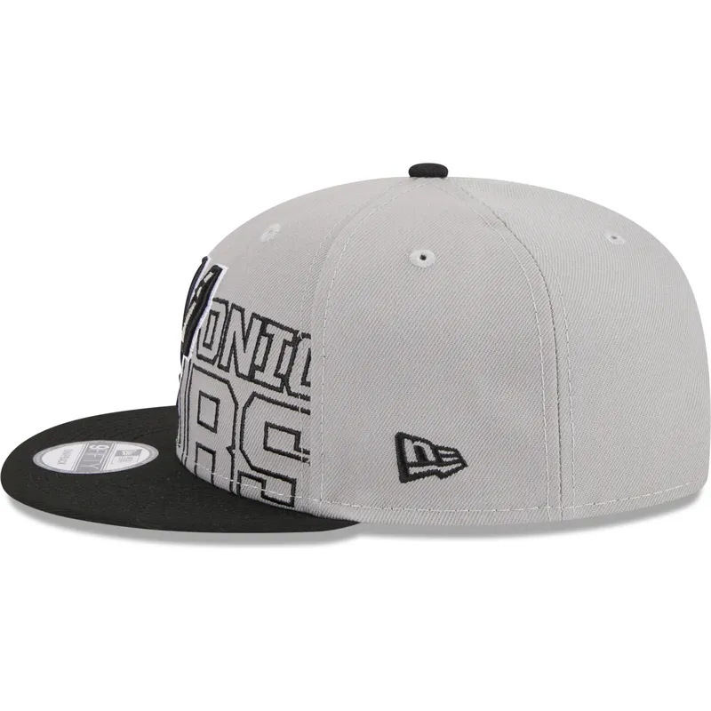 lippikset-littea-harmaa-snapback-9fifty-draft-edition-2023-san-antonio-spurs-nba-new-era