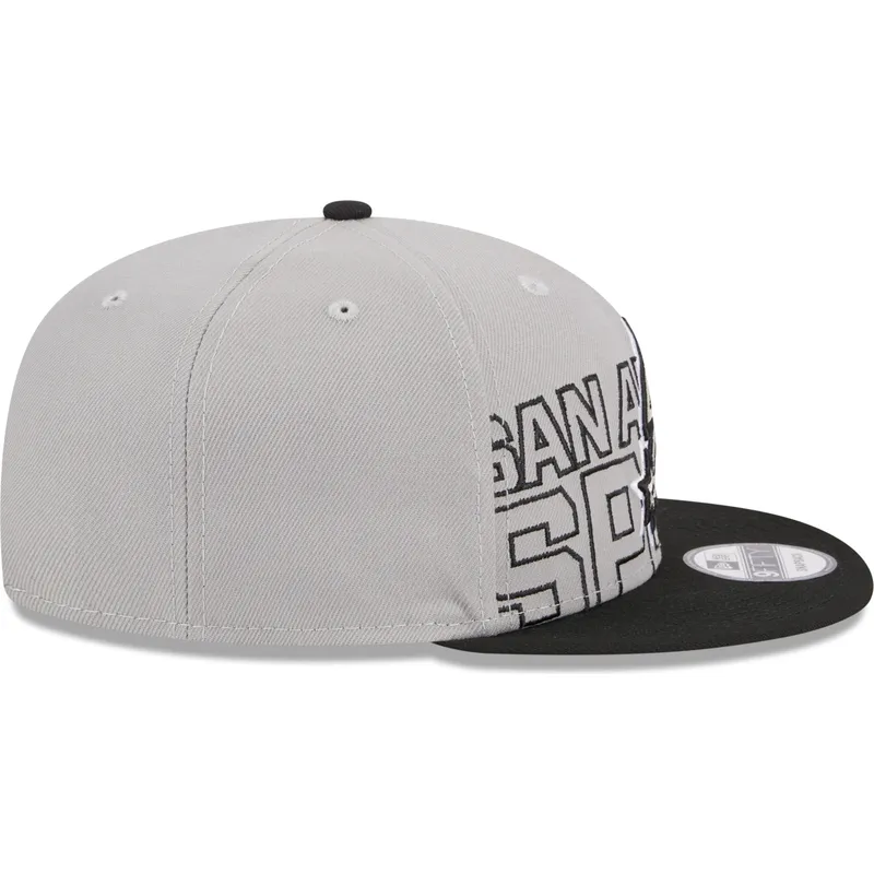 lippikset-littea-harmaa-snapback-9fifty-draft-edition-2023-san-antonio-spurs-nba-new-era