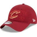 lippikset-kaareva-punainen-saadettava-nauha-9twenty-draft-edition-2023-cleveland-cavaliers-nba-new-era