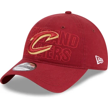 Cap kaareva red adjustable strap 9TWENTY Draft Edition 2023 Cleveland Cavaliers NBA New Era
