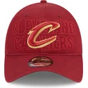 lippikset-kaareva-punainen-saadettava-nauha-9twenty-draft-edition-2023-cleveland-cavaliers-nba-new-era
