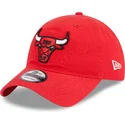 lippikset-kaareva-punainen-saadettava-nauha-9twenty-draft-edition-2023-chicago-bulls-nba-new-era