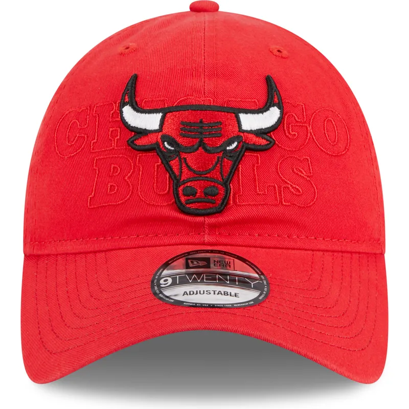 lippikset-kaareva-punainen-saadettava-nauha-9twenty-draft-edition-2023-chicago-bulls-nba-new-era
