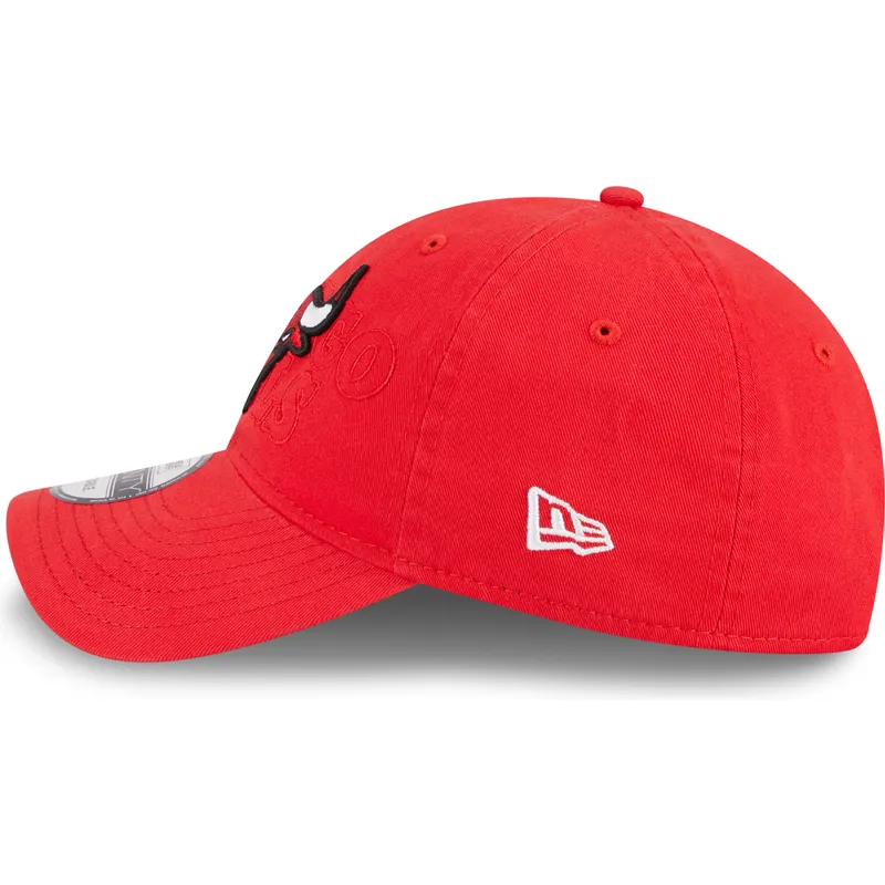 lippikset-kaareva-punainen-saadettava-nauha-9twenty-draft-edition-2023-chicago-bulls-nba-new-era