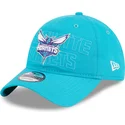 lippikset-kaareva-sininen-saadettava-nauha-9twenty-draft-edition-2023-charlotte-hornets-nba-new-era