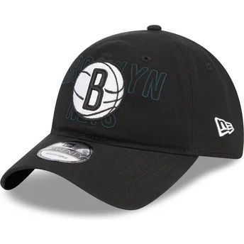Lippikset kaareva musta säädettävä nauha 9TWENTY Draft Edition 2023 Brooklyn Nets NBA New Era