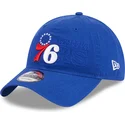 lippikset-kaareva-sininen-saadettava-nauha-9twenty-draft-edition-2023-philadelphia-76ers-nba-new-era