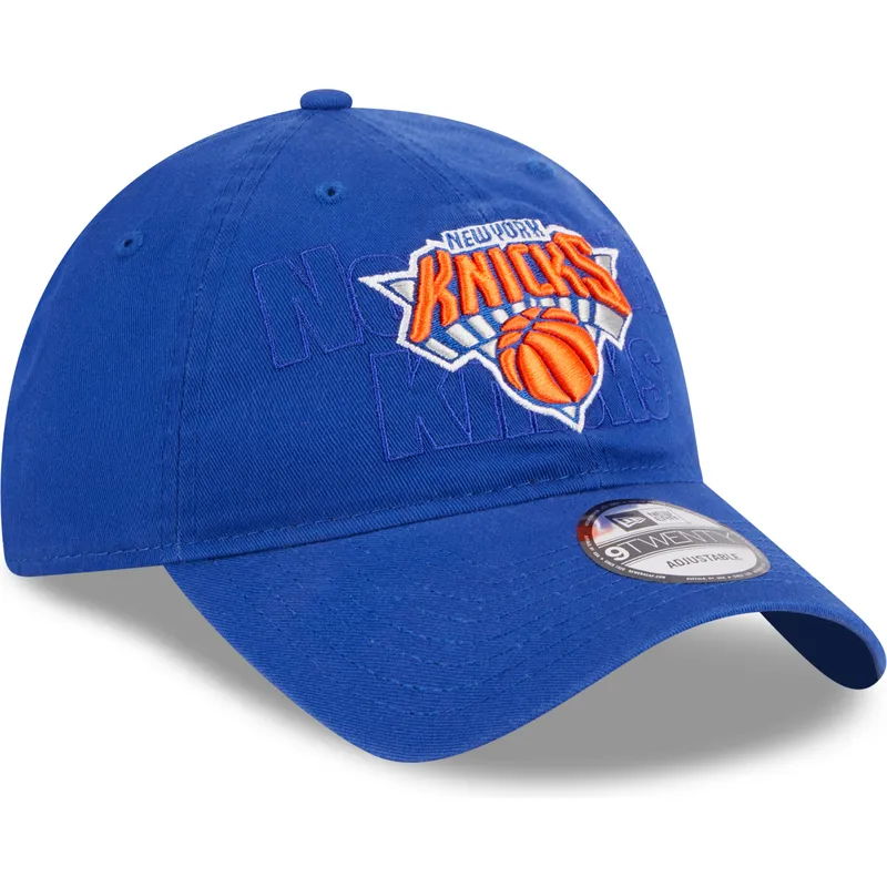 lippikset-kaareva-sininen-saadettava-nauha-9twenty-draft-edition-2023-new-york-knicks-nba-new-era