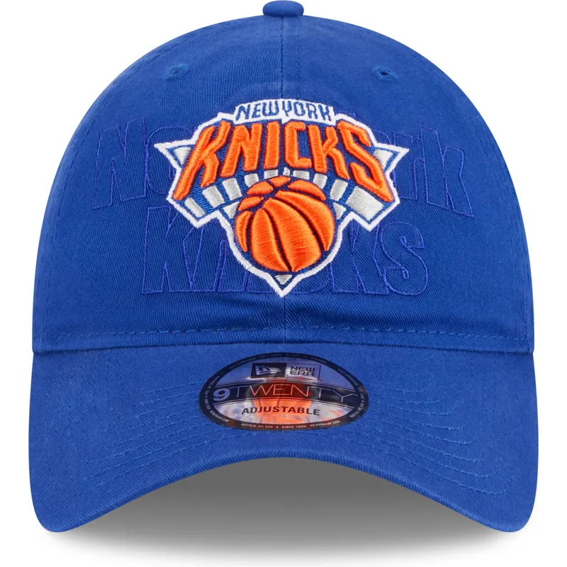 lippikset-kaareva-sininen-saadettava-nauha-9twenty-draft-edition-2023-new-york-knicks-nba-new-era