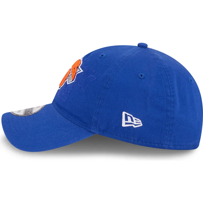 lippikset-kaareva-sininen-saadettava-nauha-9twenty-draft-edition-2023-new-york-knicks-nba-new-era