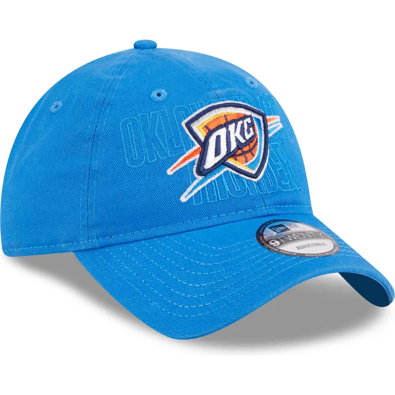 lippikset-kaareva-sininen-saadettava-nauha-9twenty-draft-edition-2023-oklahoma-city-thunder-nba-new-era