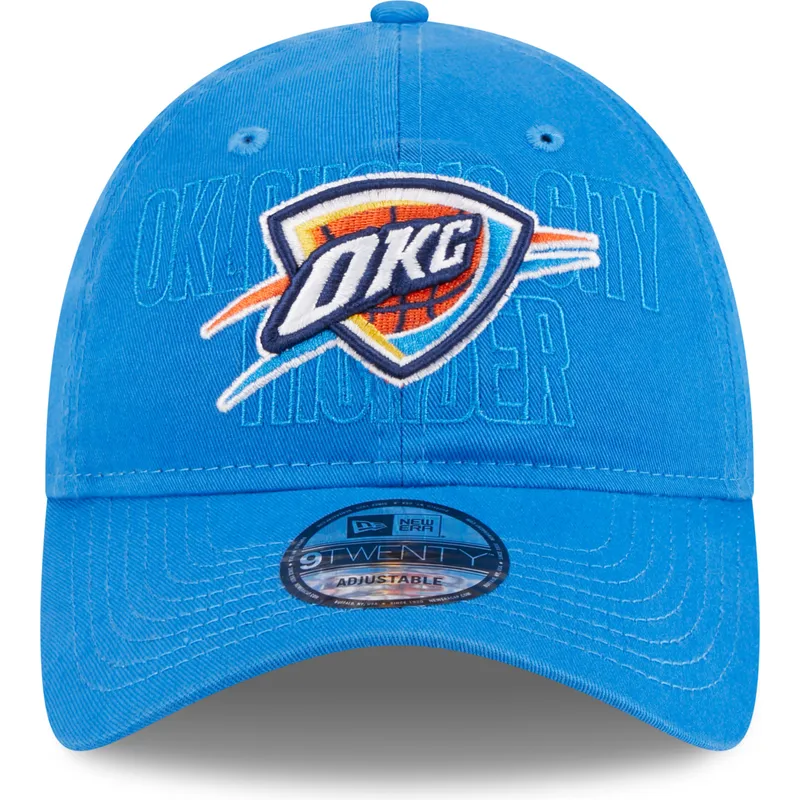 lippikset-kaareva-sininen-saadettava-nauha-9twenty-draft-edition-2023-oklahoma-city-thunder-nba-new-era