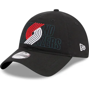 Lippikset kaareva musta säädettävä nauha 9TWENTY Draft Edition 2023 Portland Trail Blazers NBA New Era