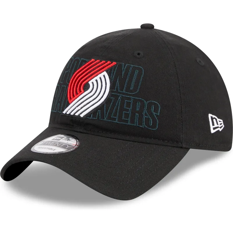 cap-kaareva-black-adjustable-strap-9twenty-draft-edition-2023-portland-trail-blazers-nba-new-era