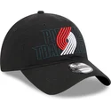 lippikset-kaareva-musta-saadettava-nauha-9twenty-draft-edition-2023-portland-trail-blazers-nba-new-era